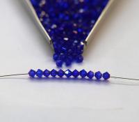 4mm Cobalt Swarovski Bicone beads 36/72/144/432/720 Pieces embroidery materials, jewelry making, craft supplies, decorations