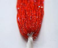 13/0 Hanks Charlotte Cut Beads Patina Transparent Light Orange Aurore Boreale 1/5/25/50/100 Hanks 1.6mm native supply, premium seed beads