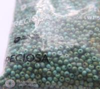 6/0 glass Seed Beads Turquoise Travertine 10/50/100/250 Grams size 6 Preciosa Rocaille 4mm spacer beads, large, big hole, native beads