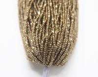 8/0 Hanks Charlotte Cut Beads Dorado 1/5/25/50/100 Hanks PREMIUM SEED BEADS, Native Supplies