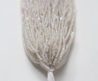 11/0 Hanks Charlotte Cut Beads Patina White Opal Aurore Boreale 1/5/25/50/100 Hanks PREMIUM SEED BEADS, Native Supplies