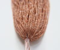 11/0 True cuts Charlotte Beads Crystal Rose Gold Lined hanks ornament making european PREMIUM SEED BEADS Native Supply embroidery materials