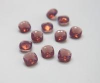 Vintage Swarovski 12mm Cushion Cut in Cyclamen Opal 4470 Premier Crystal 2 Pieces fancy stones, jewelry making, craft supply
