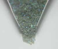 11/0 Charlotte true Cut Beads Patina Opal Neon Green Aurore Boreale loose beads embroidery materials native supply