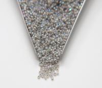 11/0 Charlotte true Cut Beads Patina White Opal Silverlined Aurore Boreale loose beads embroidery materials making jewelry native supply
