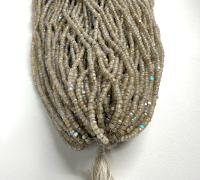 11/0 Hanks Charlotte Cut Beads Patina White Opal Gold Lined Aurore Boreale PREMIUM SEED BEADS Native Supplies truecuts beads