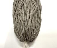 11/0 Hanks Charlotte Cut Beads 43020 Opaque Grey glass beads jewelry supply findings craft supply