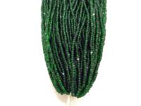 8/0 Hanks Charlotte Cut Beads Transparent Deep Green Hanks PREMIUM SEED BEADS Native Supplies ornament making