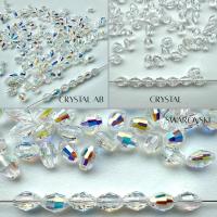5200 Vintage 6x4 mm Swarovski crystal bead oval shape Crystal fancy beads decorations wedding