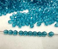 4mm Swarovski INDICOLITE Beads 5025 Faceted Oval Bead Jewelry making beads