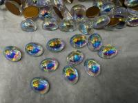 Swarovski 8 X6 mm Vintage 2190 Flat Back Oval Cabochon Cabs Jewelry making components