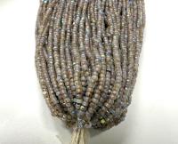 11/0 Hanks Charlotte Cut Beads Patina White Opal Antique Gold Lined Aurore Boreale PREMIUM SEED BEADS Native Supplies truecuts beads