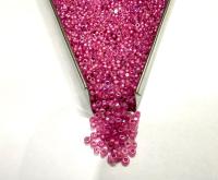 11/0 Charlotte Cut Seed Beads, Pearl Lined AB Czech Glass