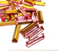 10x3 mm Swarovski 4500 Light Rose Baguette Fancy Stone  gemstones jewlery making color zirconium