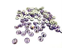 4mm Preciosa Crystal Violet Flat Back Sew-On Stones