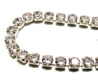 Clear Cubic Zirconia 6ss Silver Settings, Craft Embellishments