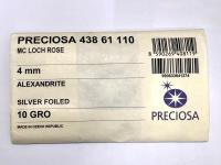4mm Preciosa Crystal Alexandrite Flat Back Sew-On Stones
