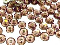 4mm Preciosa Crystal Light Amethyst Flat Back Sew-On Stones