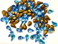 Vintage Swarovski Crystal Pear Stone, 8x5 mm (36/72/144 Pieces)