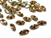 Vintage Swarovski Vintage Rose Navette, Jewelry Making Stones 8X4mm