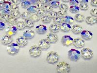 6mm Swarovski Crystal Crystal Aurore Boreale Margarita Flower Sew-on Stone – Unfoiled Austrian Crystal