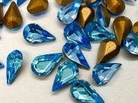 Vintage Swarovski Crystal Pear Stone, 8x5 mm (36/72/144 Pieces)