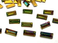 7x3 mm Swarovski 4500 Heliotrope Baguette Fancy Stone  gemstones jewlery making color zirconium