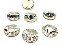 Swarovski 10mm Rivoli Crystal Sew On Rhinestone, Bridal Embroidery (3200)