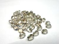 Vintage Swarovski Crystal Silver Shade Unfoiled Rhinestones, 8x6mm Oval Crystals