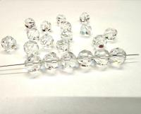 10MM Vintage Swarovski Crystal Faceted Round Beads (5000)