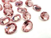 Vintage Swarovski Crystal Rhinestones, 10x8mm Oval Light Rose Unfoiled (4128)