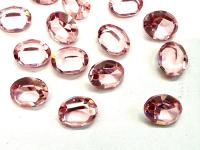 Vintage Swarovski Crystal Rhinestones, 10x8mm Oval Light Rose Unfoiled (4128)