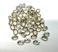 Vintage Swarovski Crystal Silver Shade Unfoiled Rhinestones, 8x6mm Oval Crystals