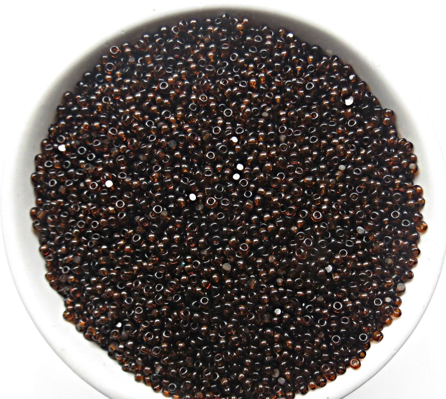 11/0 Charlotte true Cut Beads Smoked Topaz 10/20/50/250/500 Grams PREMIUM Seed Beads