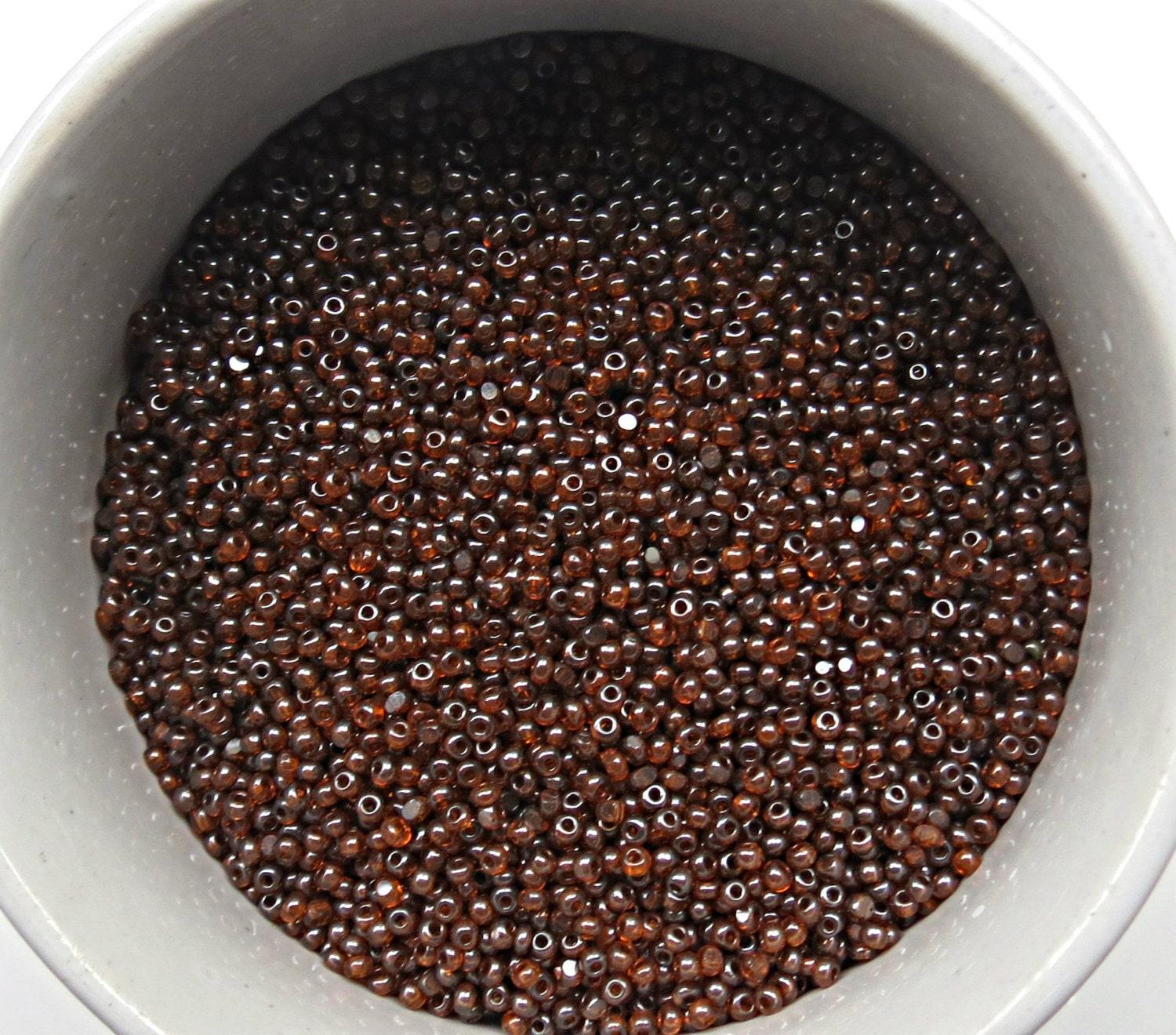 11/0 Charlotte true Cut Beads Ionized Orange Transparent 10/20/50/250/500 Grams PREMIUM SEED Beads, vintage supplies