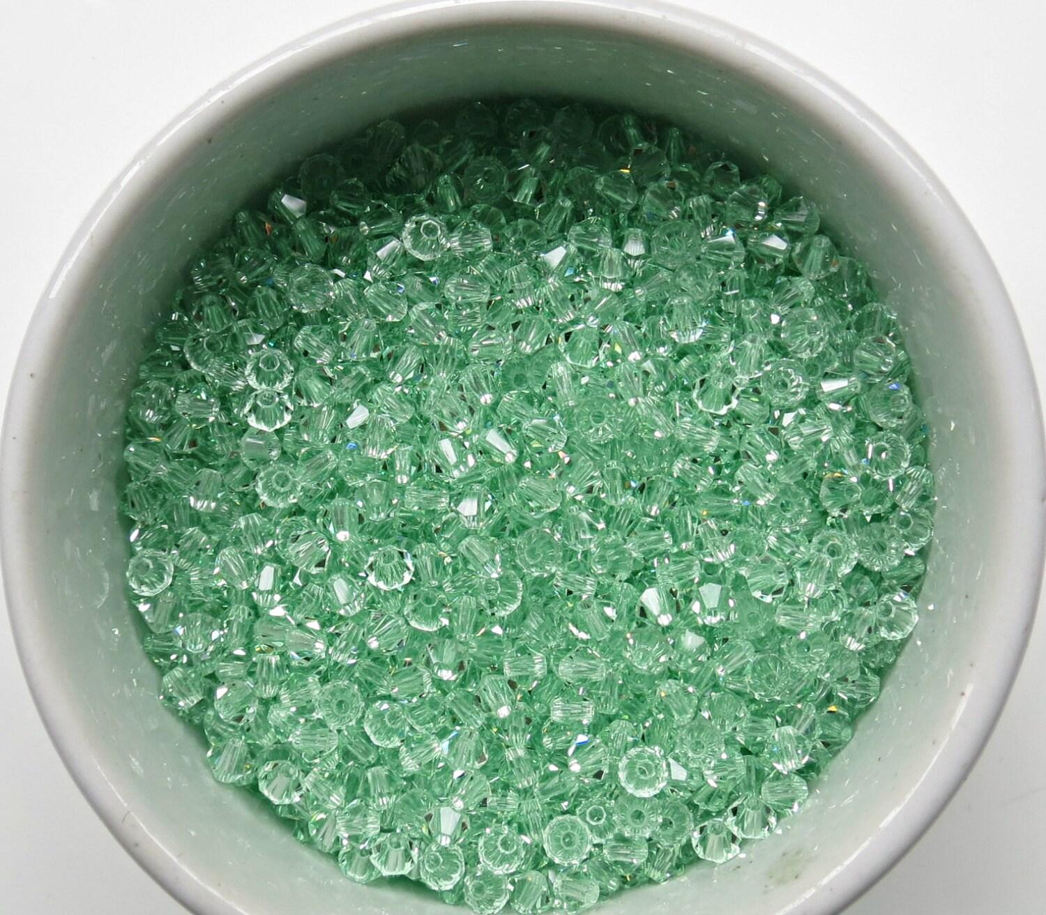 4mm Chrysolite Swarovski Bicone Beads 36/72/144/432/720 Pieces (238) Jewelry making crystal, craft supply, embroidery materials, beading