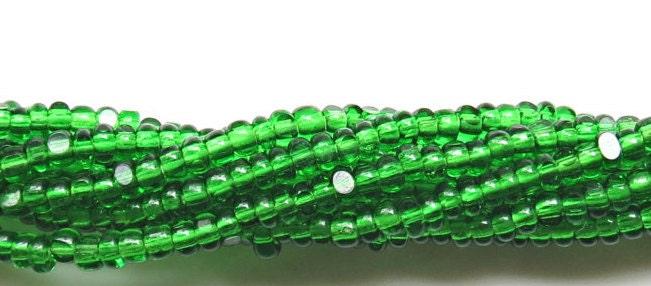 11/0 Charlotte Cut Beads Light Emerald 10/20/50/250/500 grams (10 grams 1300 Pieces) PREMIUM SEED Beads