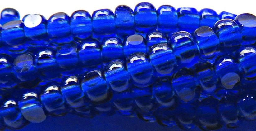 13/0 Charlotte Cut Beads Royal Blue Transparent 5/10/20/50/250/500 Grams craft supplies, jewelry making, embroidery materials, vintage beads