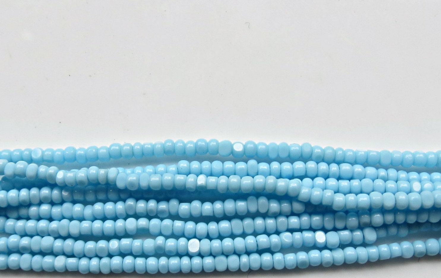 13/0 Charlotte true Cut Beads Opaque Powder Turquoise 5/10/20/50/250/500 Grams PREMIUM SEED BEADSembroidery materials, jewelry making
