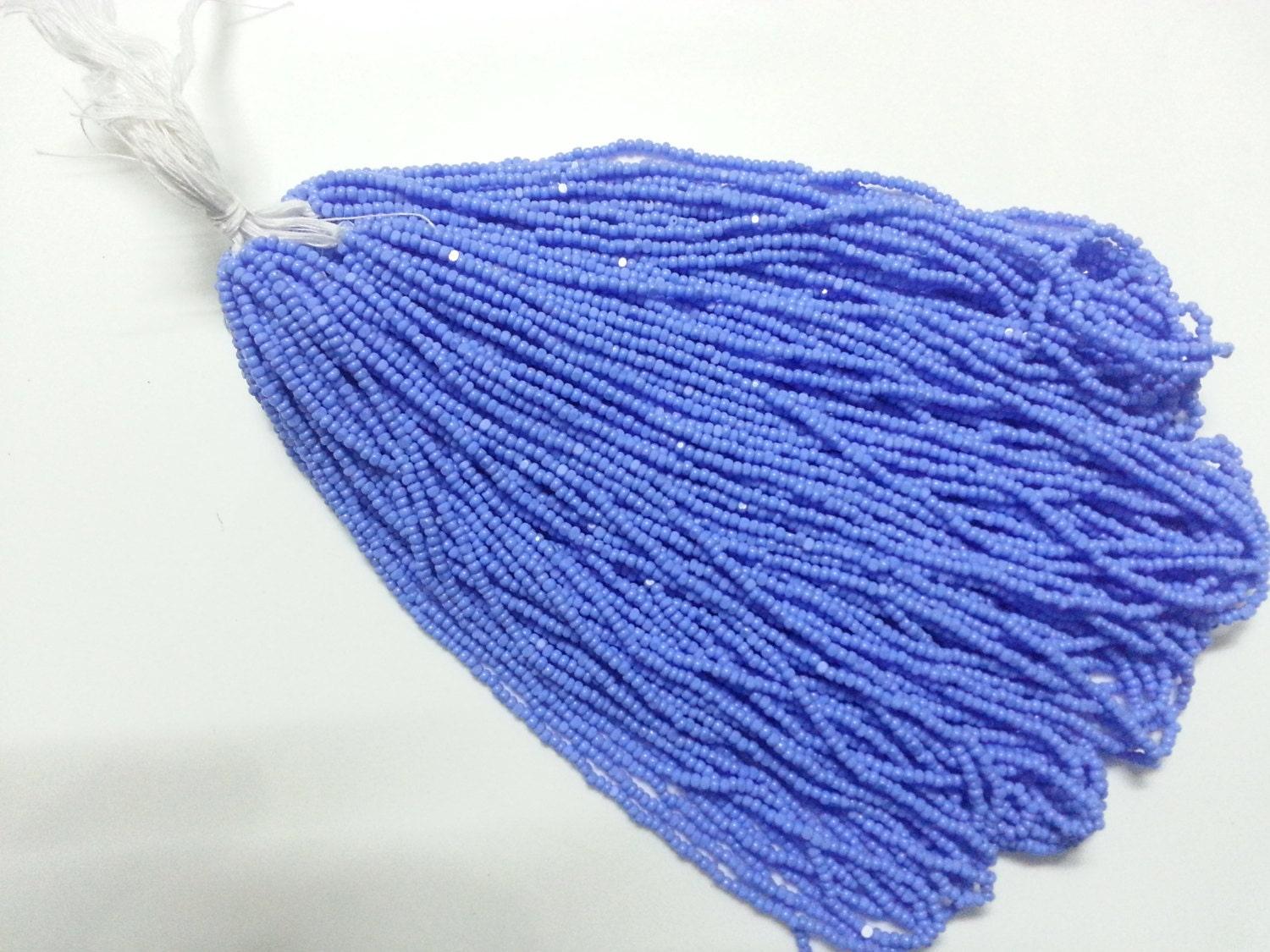 11/0 Hanks Charlotte Cut Beads 33020 Light Sapphire (Opaque) 1/5/25/50/100 Hanks 2.0mm glass beads, jewelry supply, findings, craft supply