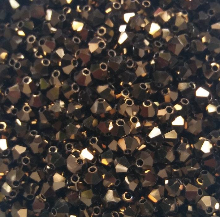 3mm Swarovski Crystal Dorado 2X FC Bicone Beads 36/72/144/432/720 Pieces loose beads, Couture materials, wedding embellishments supply