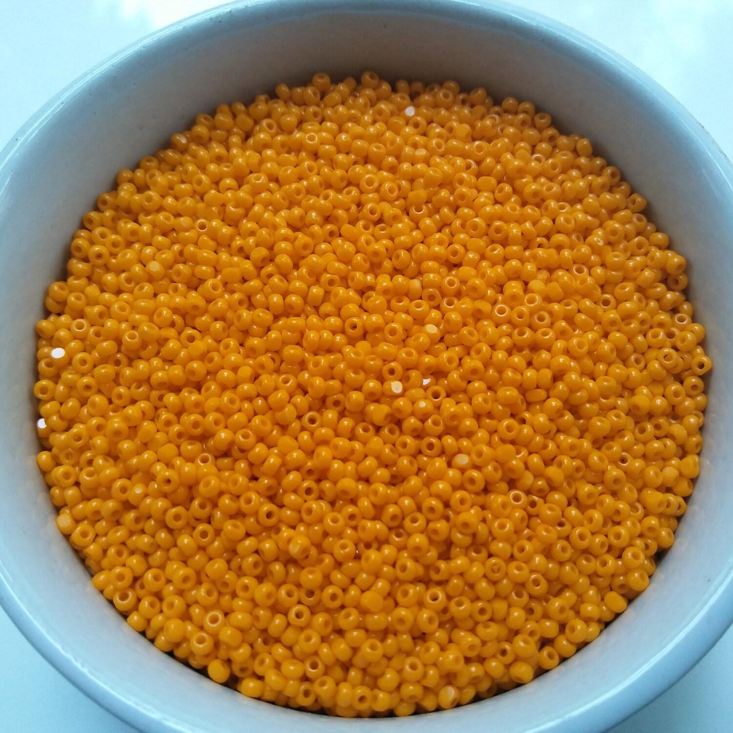 11/0 Charlotte true Cut Beads Opaque Light Orange 10/20/50/250/500 Grams Premium Seed Beads