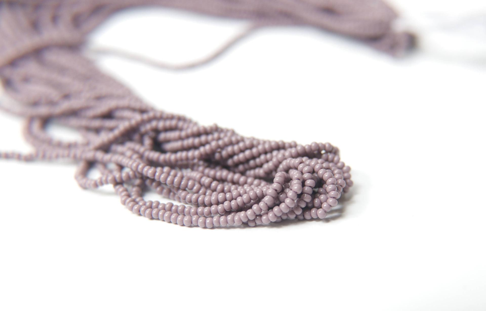 11/0 Czech Seed Bead Opaque Purple 1/5/25 Full hanks Preciosa Ornella loose beads, mix beads, embroidery materials, craft supplies, RARE