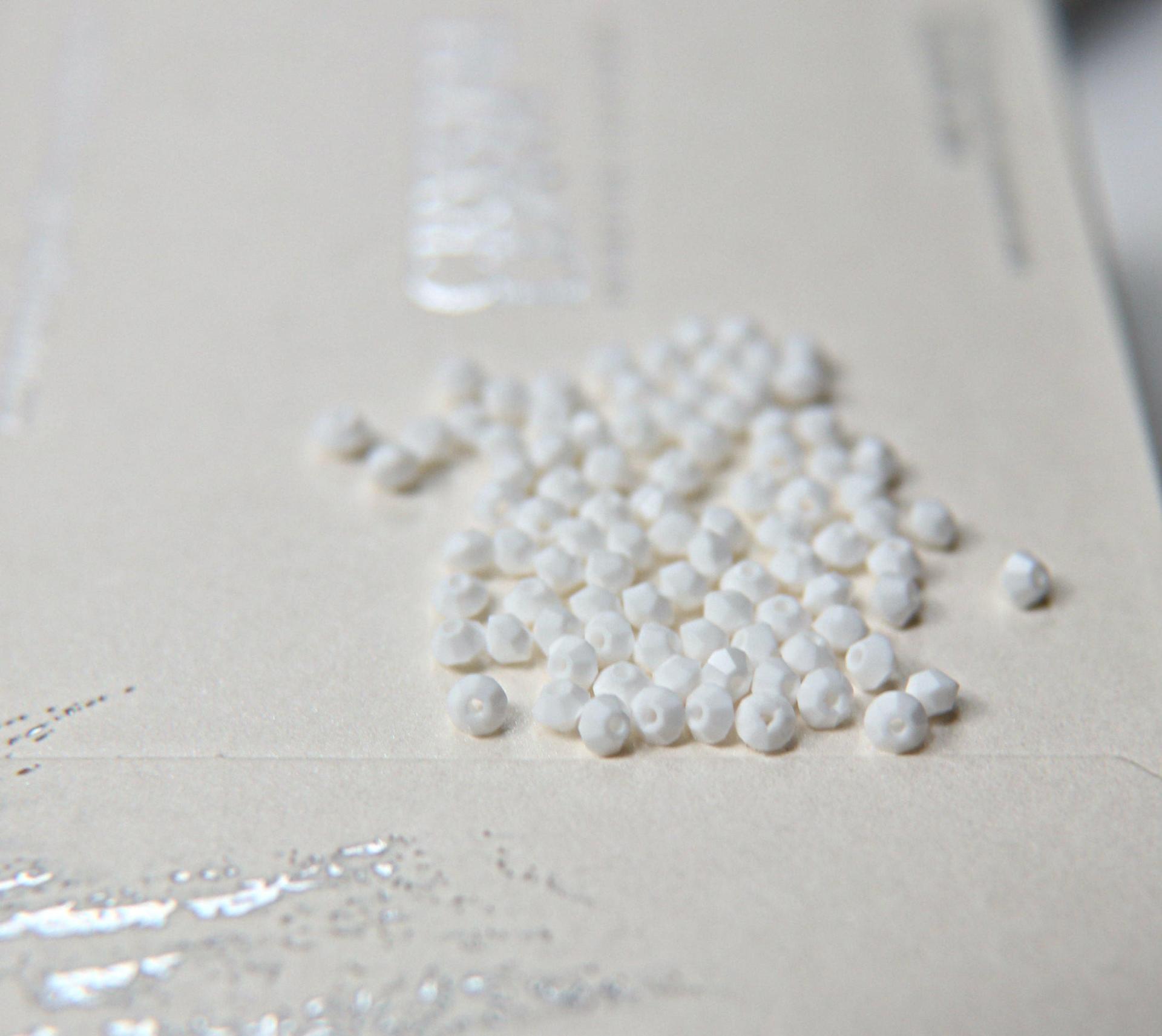 3mm Chalk White Rare Swarovski Bicone beads 36/72/144/432/720 Pieces (279) Jewelry findings, embroidery materials, jewelry making, craft
