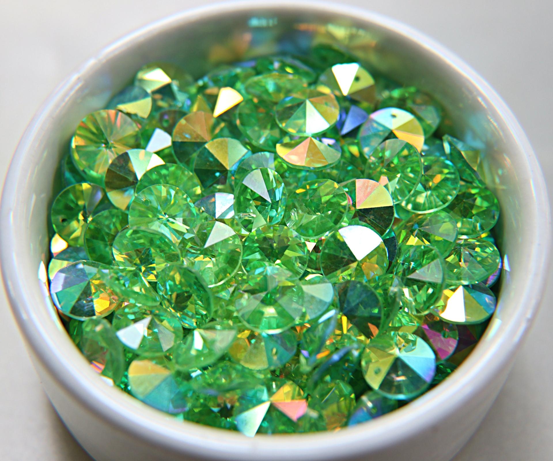 10mm SWAROVSKI 6428 Rivoli Crystal Pendant Beads in (8 Colors) 2/4/24/72/144 Pieces