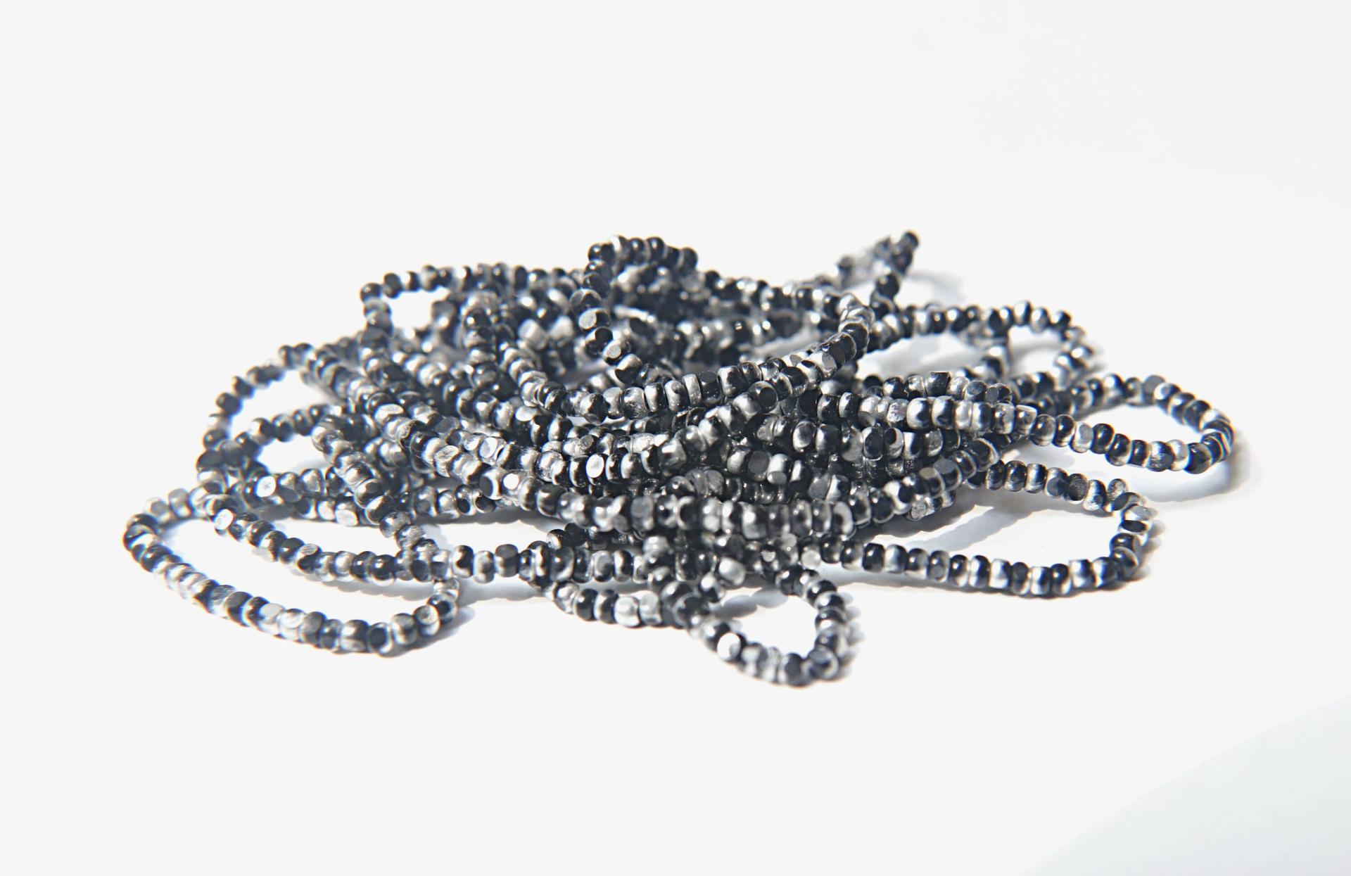 11/0 Charlotte true Cut Beads Patina Black Silver 10/20/50/250/500 Grams