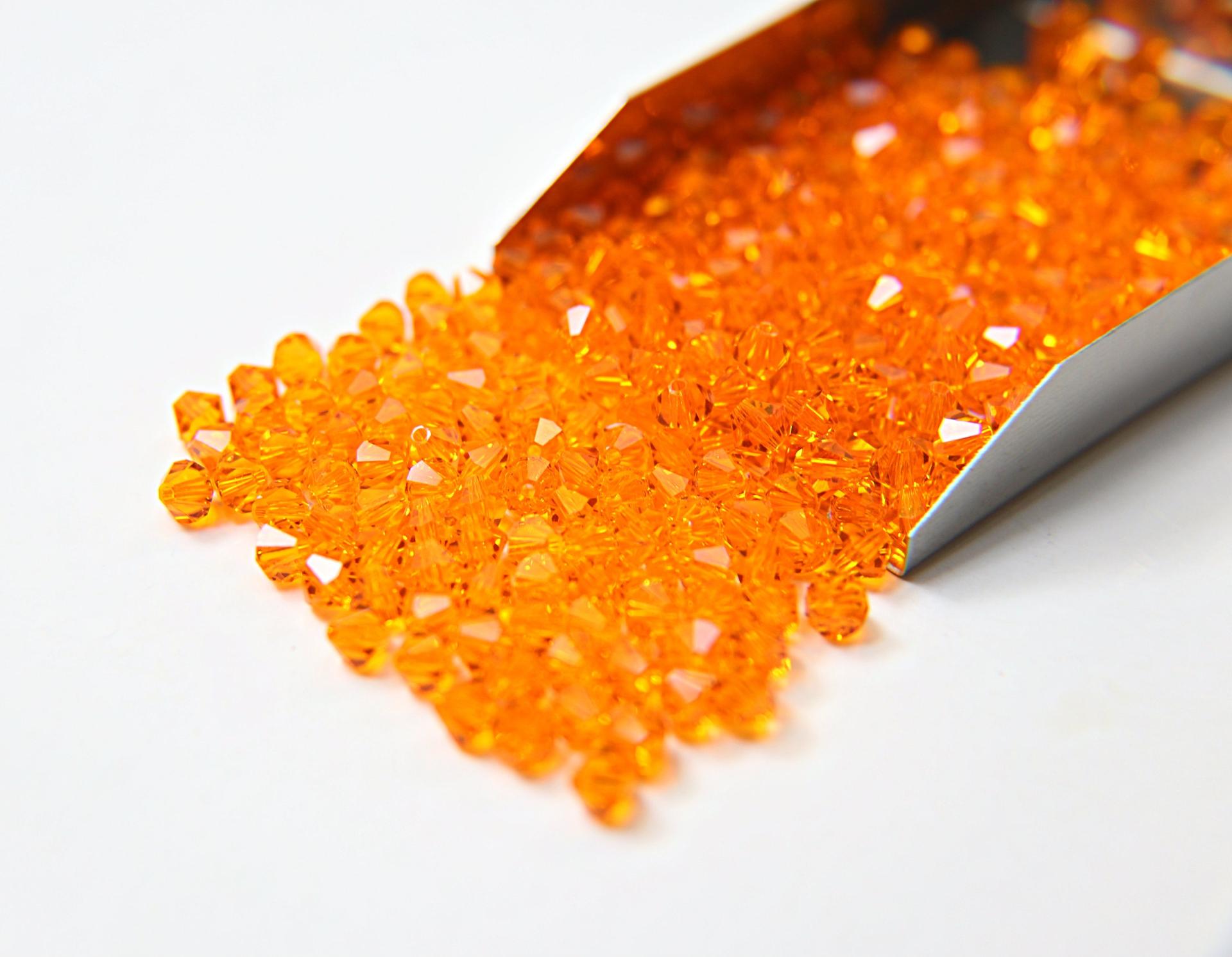 3mm Sun Swarovski Bicones 12/36/72/144/432/720 Pieces jewelry making beads VINTAGE SWAROVSKI, wedding decorations, embroidery materials