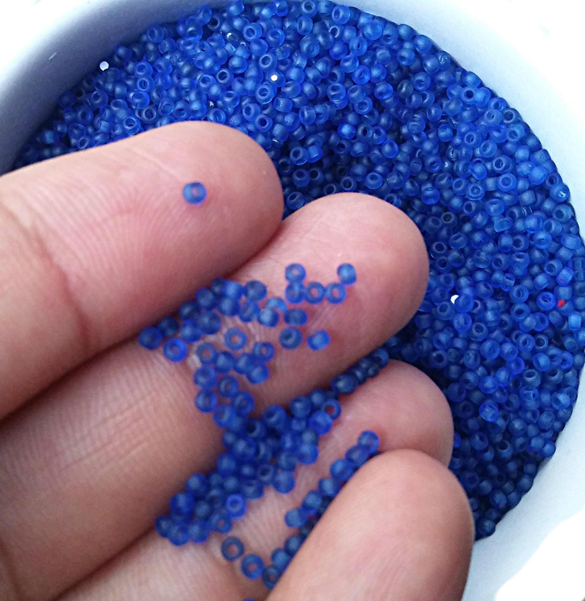 11/0 Charlotte true Cuts Beads Matt Sapphire Transparent 10/20/50/250/500 PREMIUM SEED Beads, vintage supplies