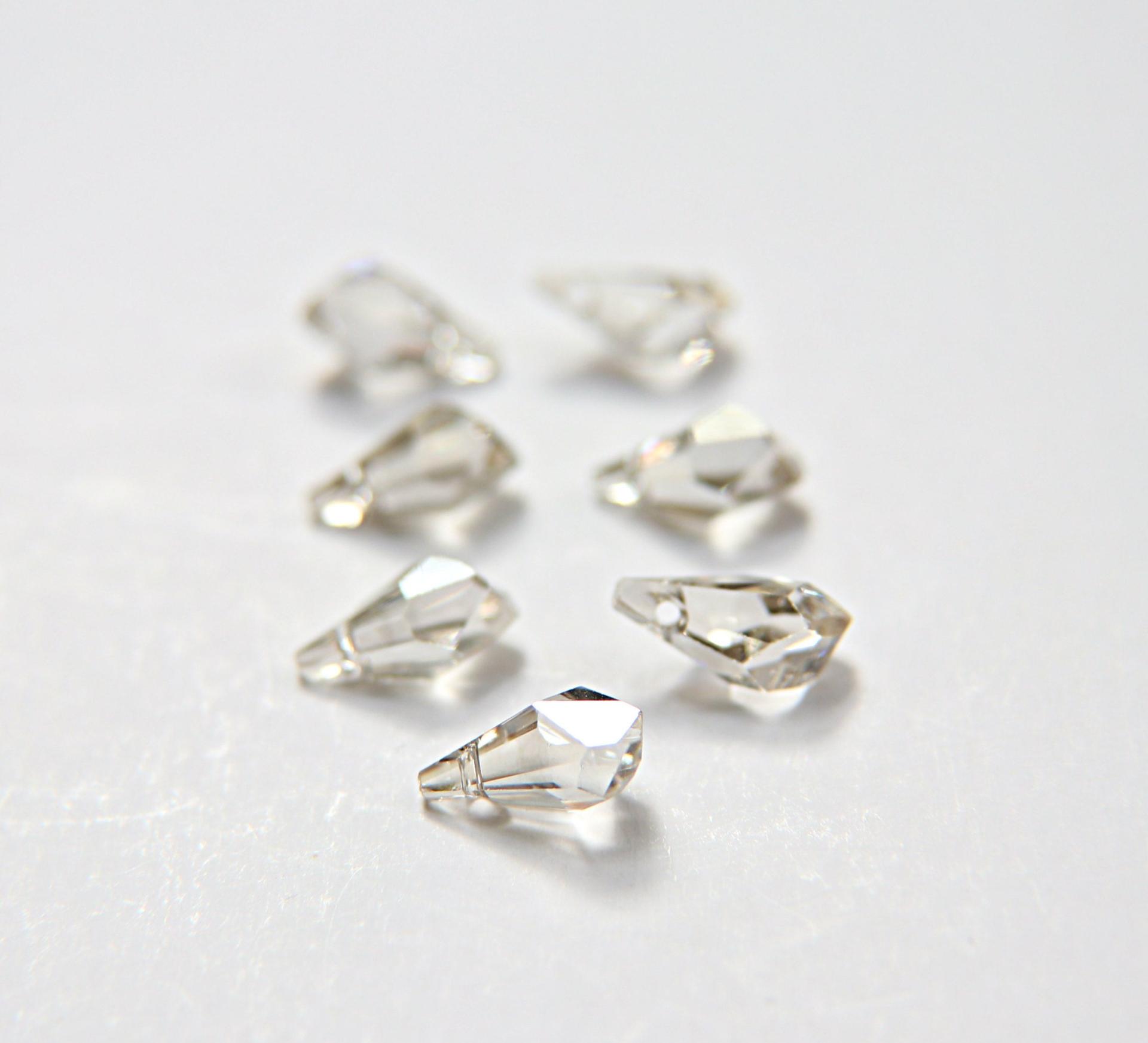 13mm 6015 Swarovski Pendants (10 Colors) Fancy Polygon Teardrop drop Pendant 2/6/12/36 Pieces