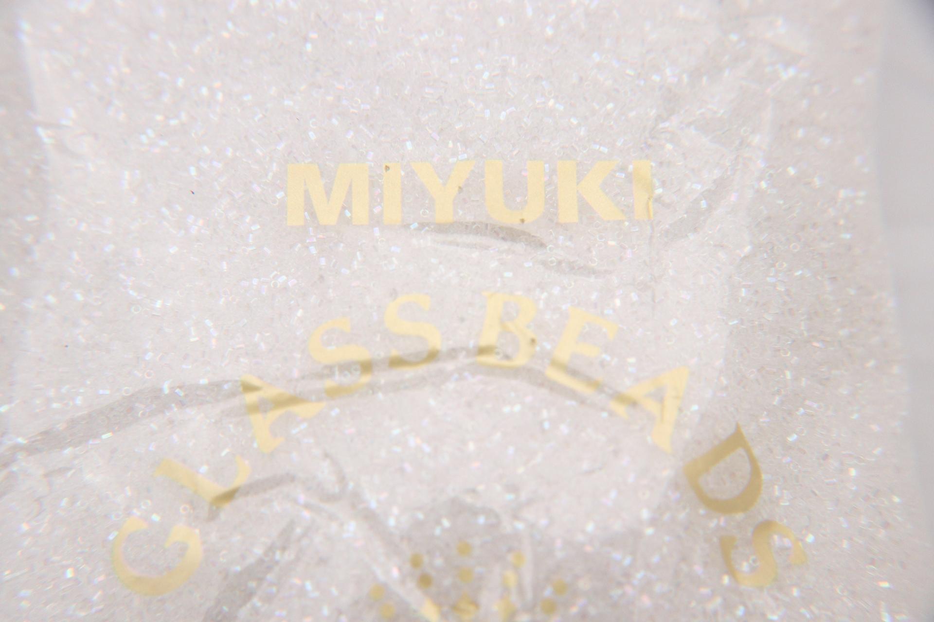 15/0 Miyuki Hex Cuts in Crystal AB Rainbow Japanese Beads 10/20/50/100 Grams embroidery materials